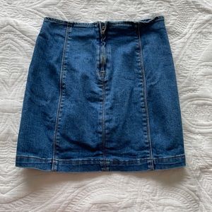 Pacsun Jean Mini Skirt